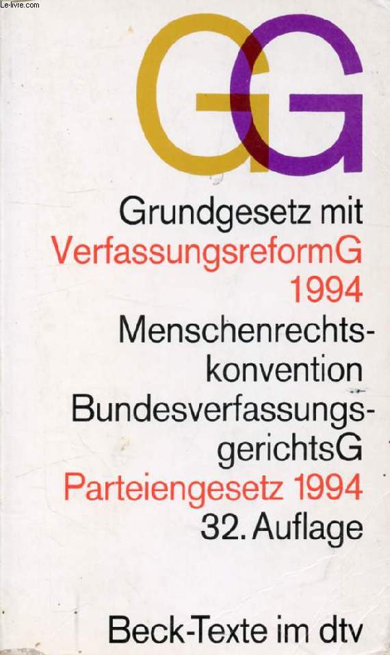 GRUNDGESETZ, GG 32. A., 5003