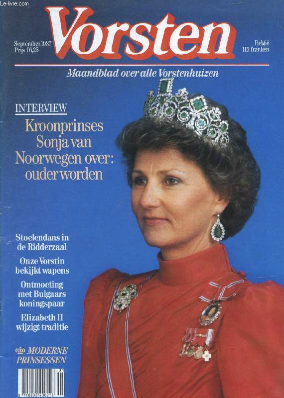 VORSTEN, SEPT. 1987 (Inhoud: Interview, Kroonprinses Sonja van Noorwegen over: ouder worden. Stoelendans in de Ridderzaal. Elizabeth II wijzigt traditie...)