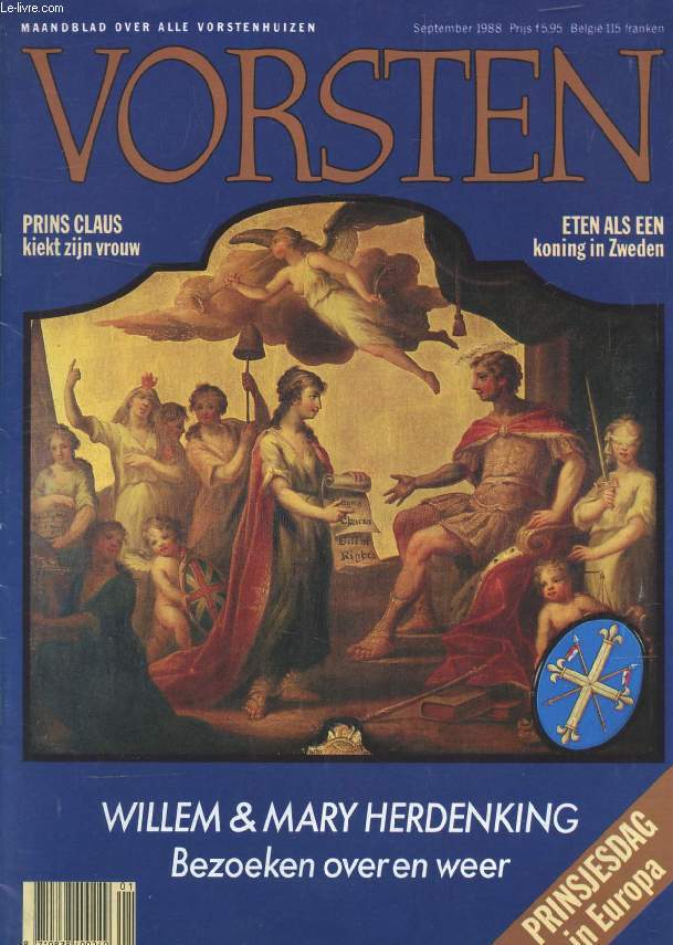 VORSTEN, SEPT. 1988 (Inhoud: Willem & Mary Herdenking, Bezoeken over en weer. Prinsjesdag in Europa. Prins Claus kiekt zijn vrouw. Eten als een koning in Zweden...)