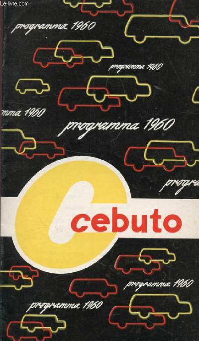 CEBUTO, PROGRAMMA 1960