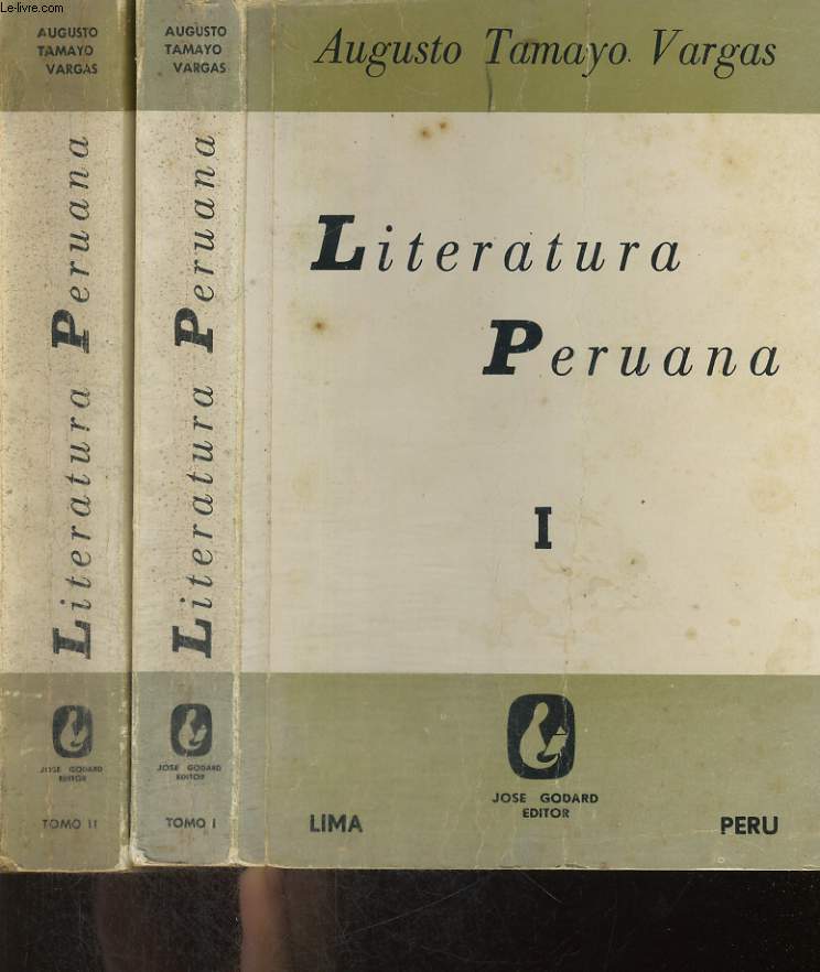 LITERATURA PERUANA, TOMO I, TOMO II