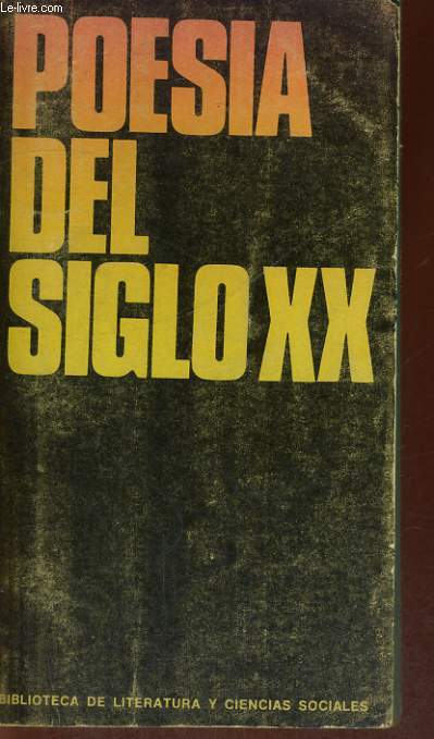 POESIA DEL SIGLO XX, 1920-1945