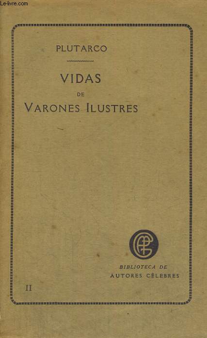 VIDAS DE VARONES ILUSTRES, TOMO SEGUNDO