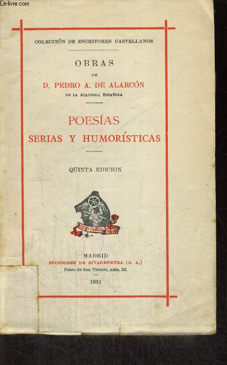 POESIAS, SERIAS HUMORISTICAS : EL HIJO-PRODIGO