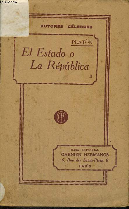 EL ESTADO O LA REPUBLICA, II