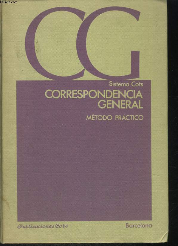 CORRESPONDANCIA GENERAL, METODO PRACTICO
