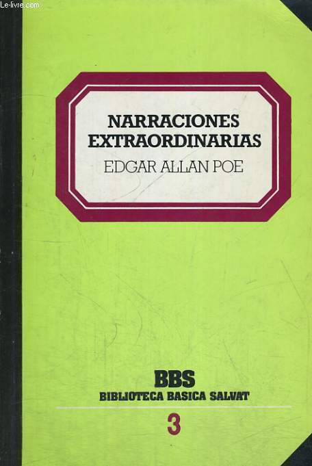 NARRACIONES EXTRAORDINARIAS, TOMO 3