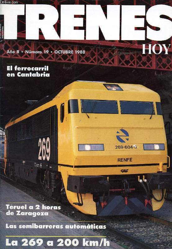 TRENES HOY, AO II, N 19, OCT. 1988