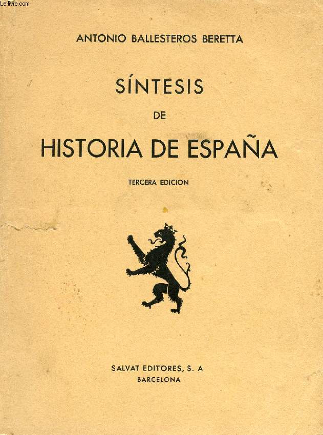 SINTESIS DE HISTORIA DE ESPAA