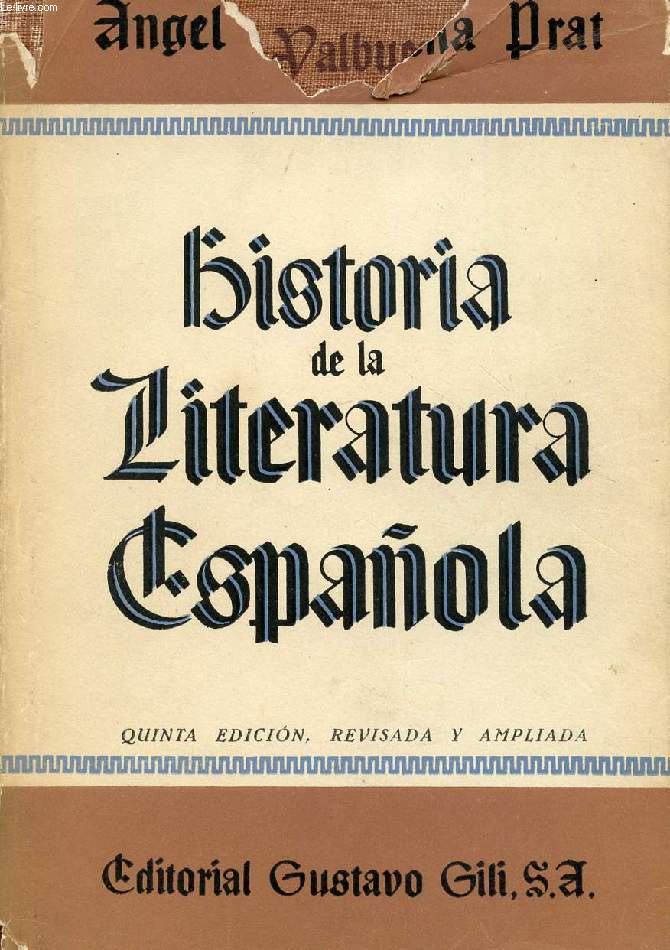 HISTORIA DE LA LITERATURA ESPAOLA, 3 TOMOS (Tomo I: Este libro marca una nueva etapa en el conocimiento de la literatura castellana, tanto por la vasta documentacin que el autor despliega...)