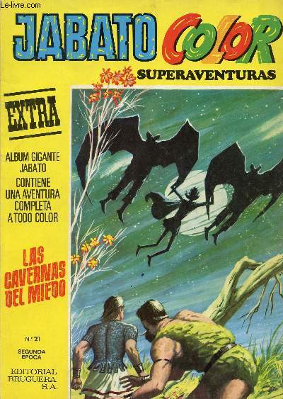 JABATO COLOR, SUPERAVENTURAS, N 21, SEGUNDA EPOCA