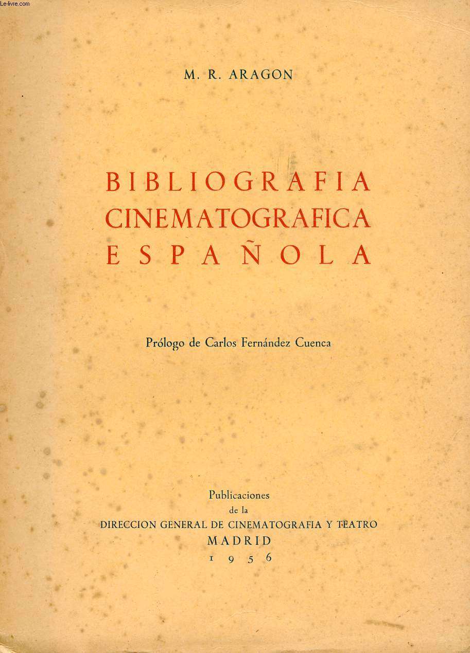 BIBLIOGRAFIA CINEMATOGRAFICA ESPAOLA