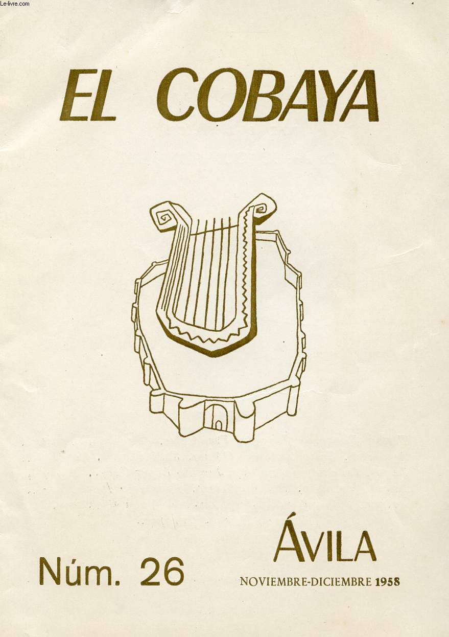 EL COBAYA, N 26, NOV.-DIC. 1958