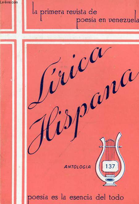 LIRICA HISPANA, N 137, JULIO 1954, CINCO POETAS DE ECUADOR