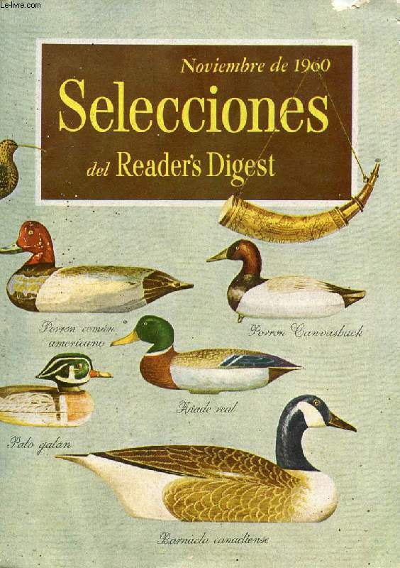 SELECCIONES DEL READER'S DIGEST, NOV. DE 1960
