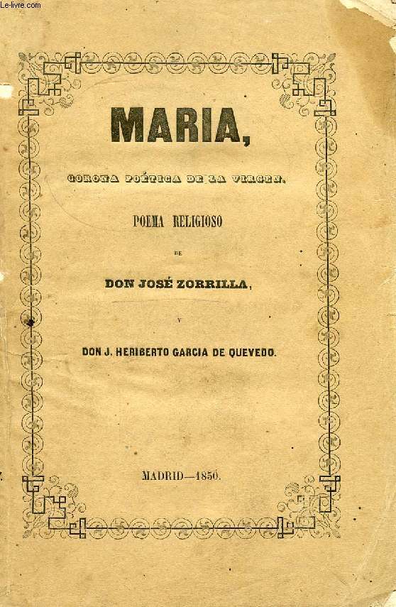 MARIA, CORONA POETICA DE LA VIRGEN