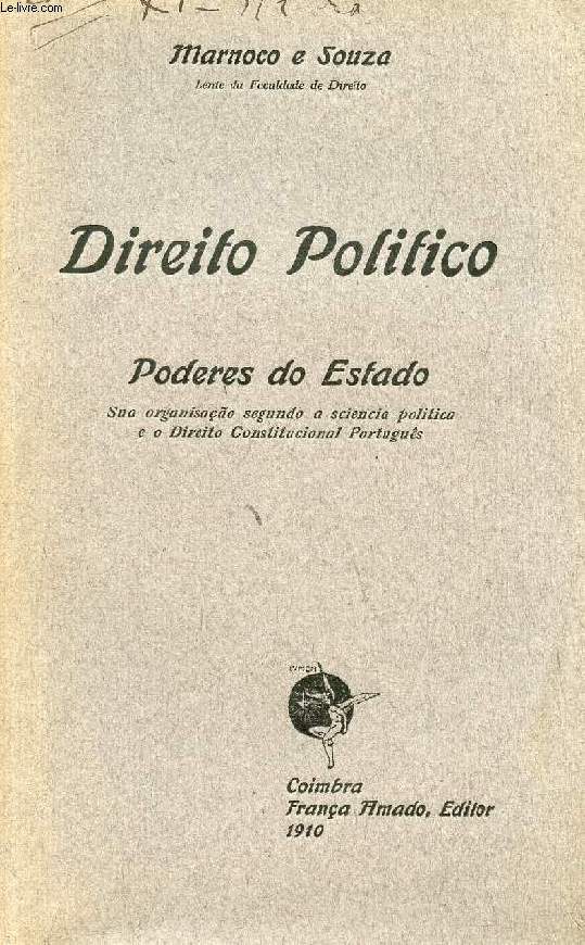 DIREITO POLITICO, PODERES DO ESTADO
