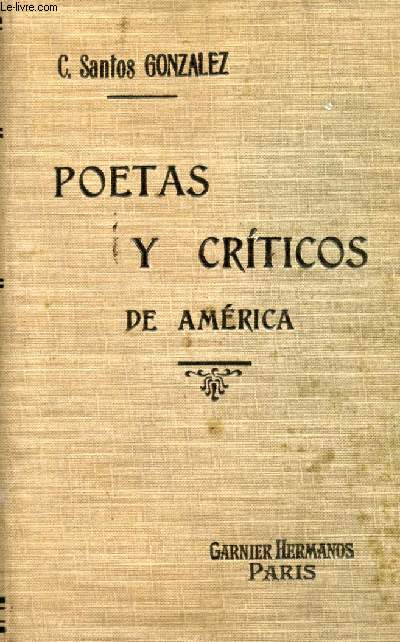 POETAS Y CRITICOS DE AMERICA