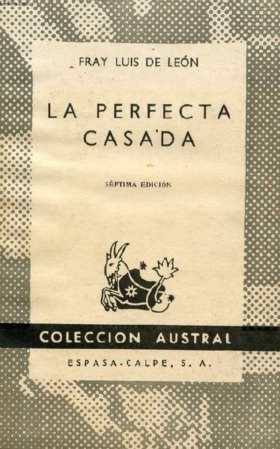 LA PERFECTA CASADA, COLECCIN AUSTRAL, N 51