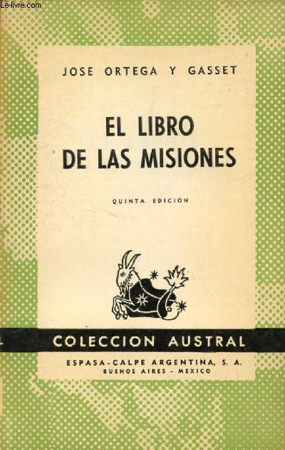 EL LIBRO DE LAS MISIONES, COLECCIN AUSTRAL, N 101