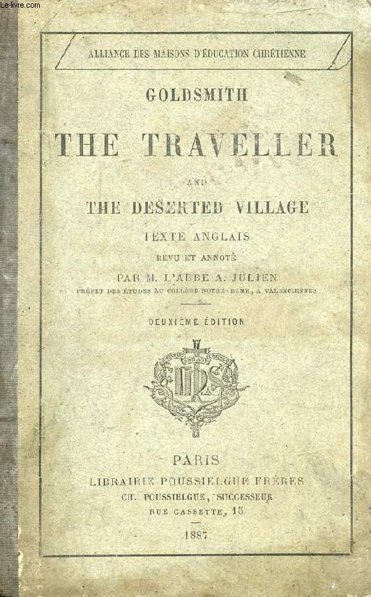 THE TRAVELLER AND THE DESERTED VILLAGE