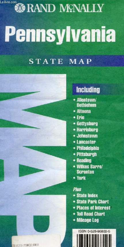 PENNSYLVANIA STATE MAP