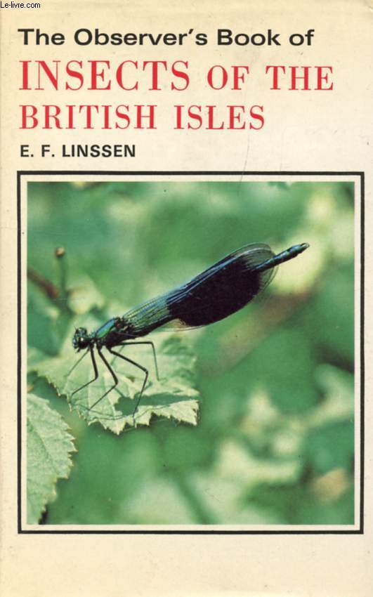 THE OBSERVER'S BOOK OF INSECTS OF THE BRITISH ISLES, WITH A SECTION ON SPIDERS