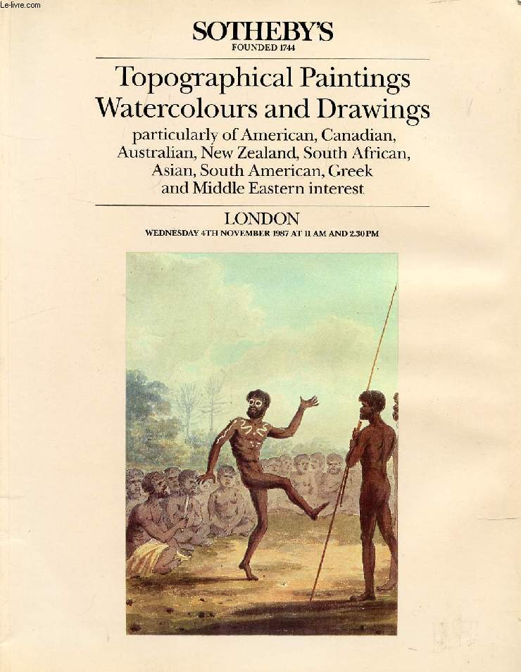 TOPOGRAPHICAL PAINTINGS WATERCOLOURS AND DRAWINGS (CATALOGUE)