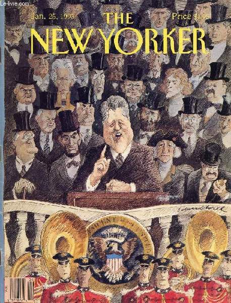 THE NEW YORKER, JAN. 25, 1993 (Contents: The choices in Bosnia. Letter from Washington, Waiting for the call (Bill Clinton), S. blumenthal. A man of too many parts (Al Sharpton), J. Sleeper. Gowns for the galas, M. Crawford...)