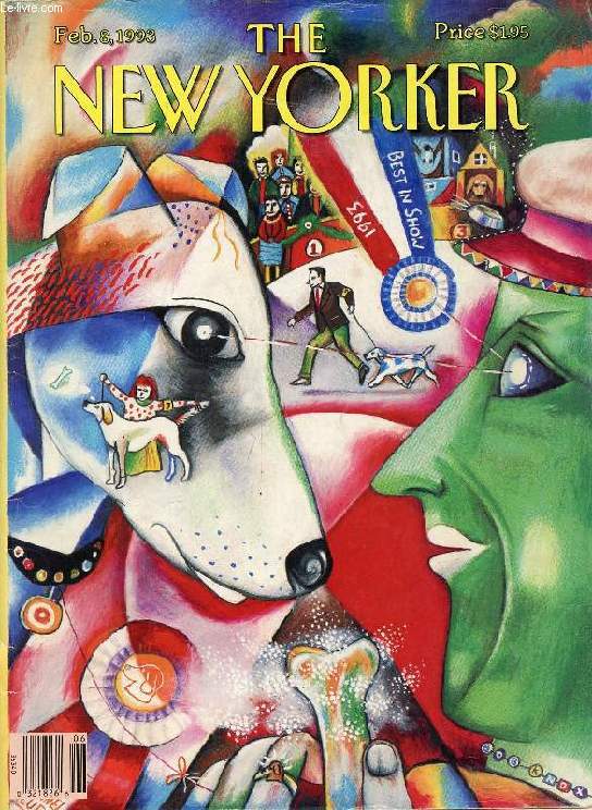 THE NEW YORKER, FEB. 8, 1993 (Contents: I now walk into the wild (Chris McCandless), C. Brown. Letter from Lima, Down the Shining Path, A. Guillermoprieto. Interior decoration, A. Franois. First Family of Astoria, C. Trillin...)