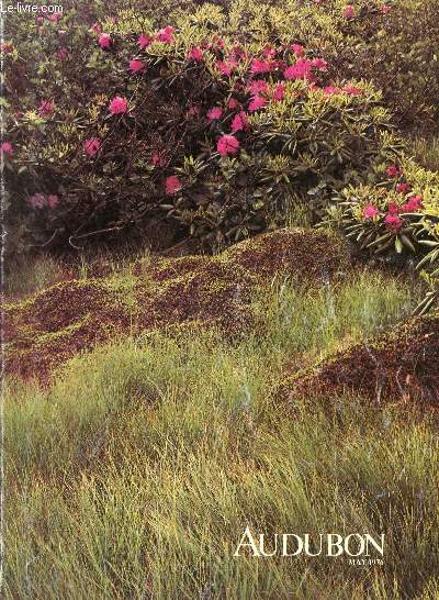 AUDUBON, VOL. 78, N 3, MAY 1976 (Contents: Phantoms of the Polar pack ice, Article and photography by S.D. MacDonald. Fear and loathing in wolf country, Article by J.G. Mitchell, drawings by V. Lawrence. $25 will save a rhododendron...)