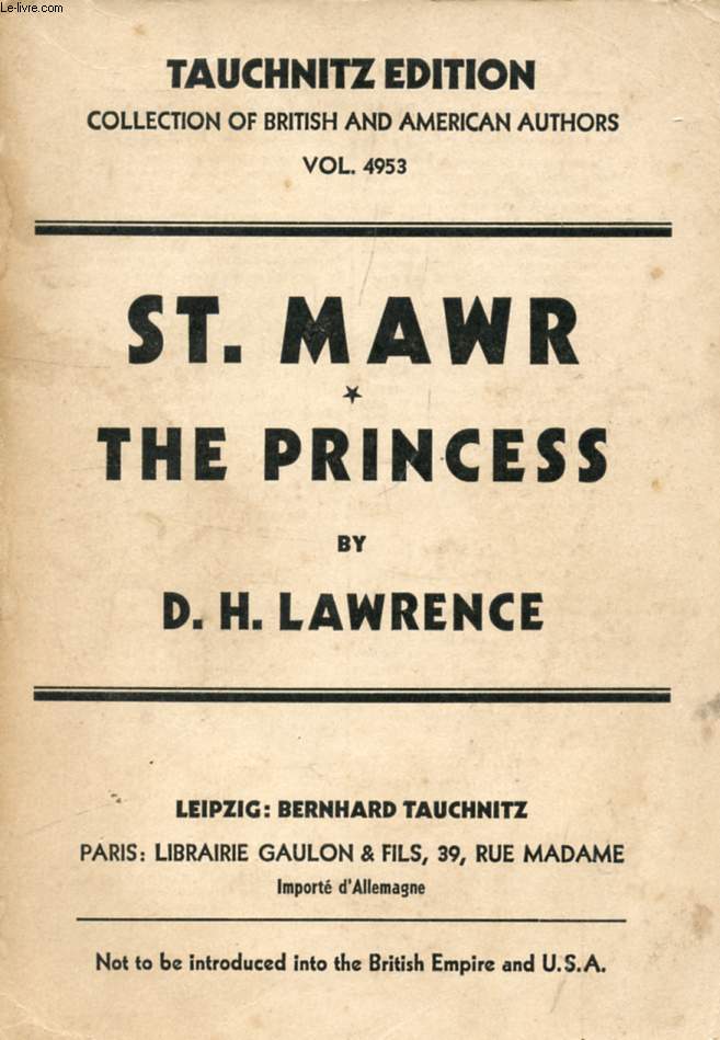 ST. MAWR, Together With THE PRINCESS
