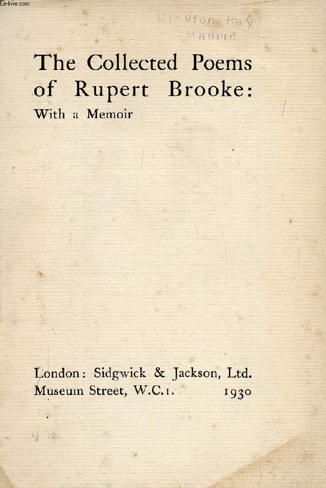 THE COLLECTED POEMS OF RUPERT BROOKE