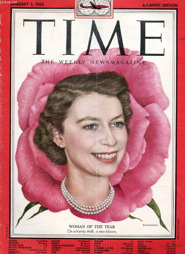 TIME, NEWSMAGAZINE, VOL. LXI, N 1, JAN. 1953 (Contents: The loaded-Answer Man, Respondent Stalin, Correspondent Reston. Communists, How stands the Party ? Einsenhower's Christmas. Chinese Celebration. Great Britain, Queen Elizabeth...)