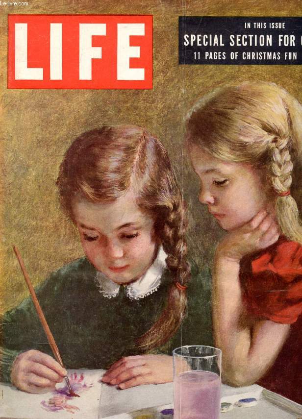 LIFE, INTERNATIONAL EDITION, DEC. 18, 1950 (INCOMPLET) (Contents: 'The Love for Three Oranges'. The War Memoirs of Winston Chruchill, How Our Russian Troubles Began. Top Comics Invade TV. Geography of the Universe. Cahe Birds. Modern Art by a Photographer