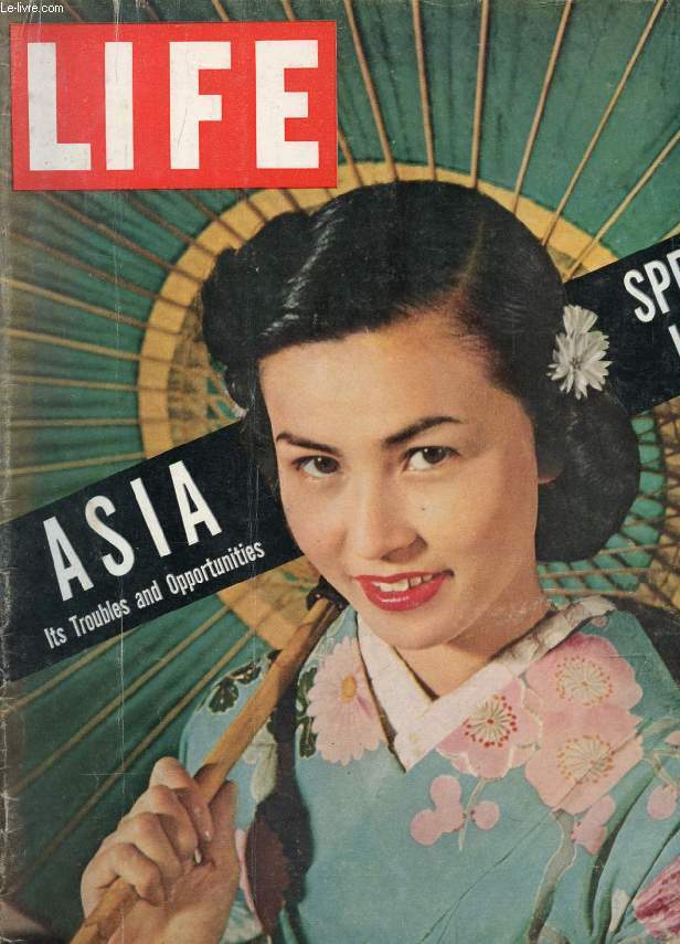 LIFE, INTERNATIONAL EDITION, VOL. 12, N 1, JAN. 1952 (Contents: Asia, Its Troubles and Opportunities, Special Issue. Decline of the Westerner. Rise of the Red Star. White Tiger. Bangkok. A Festival on the Yellow River. Film Queens of Asia. Japan...)