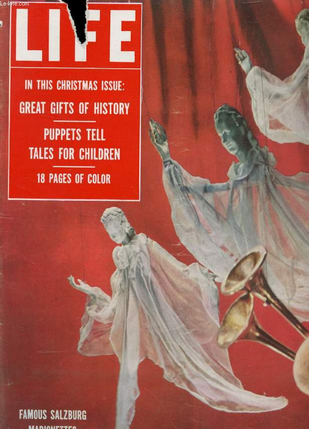 LIFE, INTERNATIONAL EDITION, DEC. 29, 1952 (INCOMPLET) (Contents: The Treasures Farouk Left Behind. When Atom Bomb Struck, Uncensored. The Customs Christmas. Great Gifts of History...)