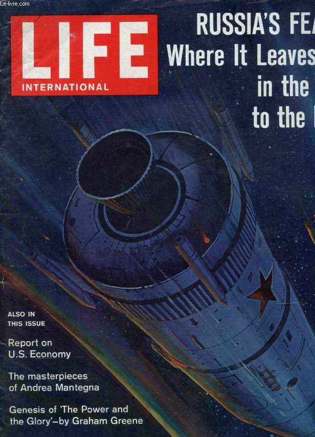 LIFE, INTERNATIONAL EDITION, VOL. 33, N 6, SEPT. 1962 (Contents: WORLD EVENTS. Science finds new clues to the mysteries of lightning's fearsome bolts. Two faces of Soviet power: a dead German youth haunts Russian celebrations of the great space...)