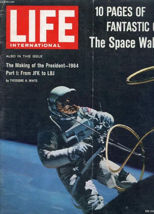 LIFE, INTERNATIONAL EDITION, VOL. 38, N 12, JUNE 1965 (Contents: Cover. ASTRONAUT WHITE FLOATS OVER LOWER CALIFORNIA. Letters. THE KLAN, THE IMAM AND THE PEACE CORPS. Book Review. THREE LIVES FOR MISSISSIPPI': Southerner William Bradford Huie's...)