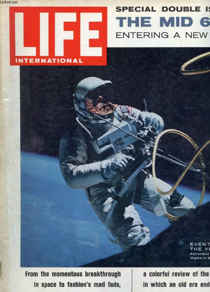LIFE, INTERNATIONAL EDITION, VOL. 39, N 12, DEC. 1965 (Contents: Man's Step into Space. Now that man has learned to leave it, our world will never be the same again. An article by Arthur C. Clarke, with color photographs of the great strides in space...)