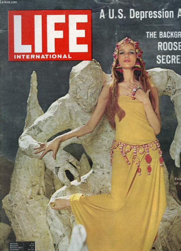 LIFE, INTERNATIONAL EDITION, VOL. 41, N 6, SEPT. 1966 (Contents: Cover. Exotic beauty of paper jewelry. Letters. Cars, Germans, and more flying saucers. Special Report: London. The Great Fire and M. Hubert. By G. I. Sherren. The Inflated Economy...)