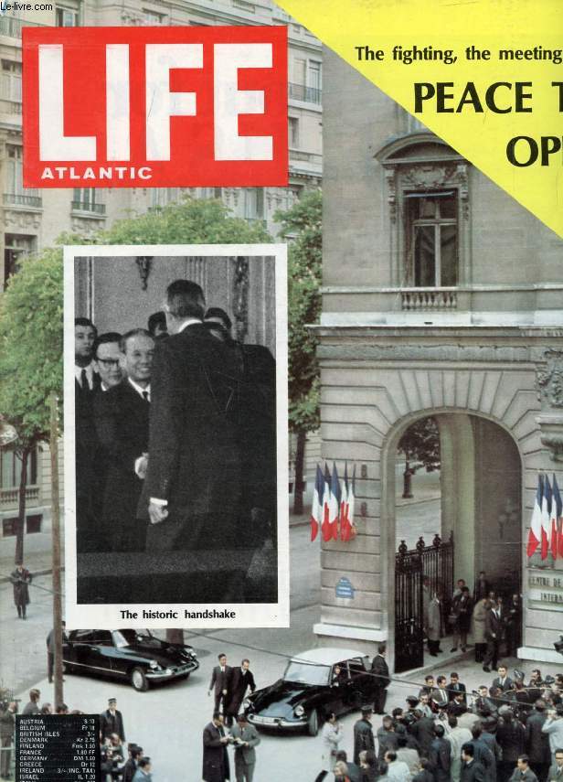 LIFE, ATLANTIC EDITION, VOL. 44, N 10, MAY 1968 (Contents: Letters. On Ho and Geneva. Finance. The richest Americans: mere millionaires don't count any more. World Events. The great confrontation: While the peace-talkers meet in Paris, the fighting...)