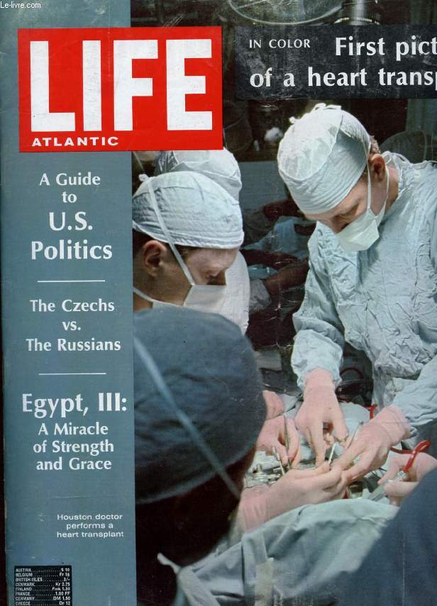 LIFE, ATLANTIC EDITION, VOL. 45, N 4, AUG. 1968 (Contents: Book Review. The English book that had to go to Ireland: The Day the Queen Flew to Scotland for the Grouse Shooting. By Arthur Wise; reviewed by Dorothy Bacon. Letters. Czechs and Germans...)
