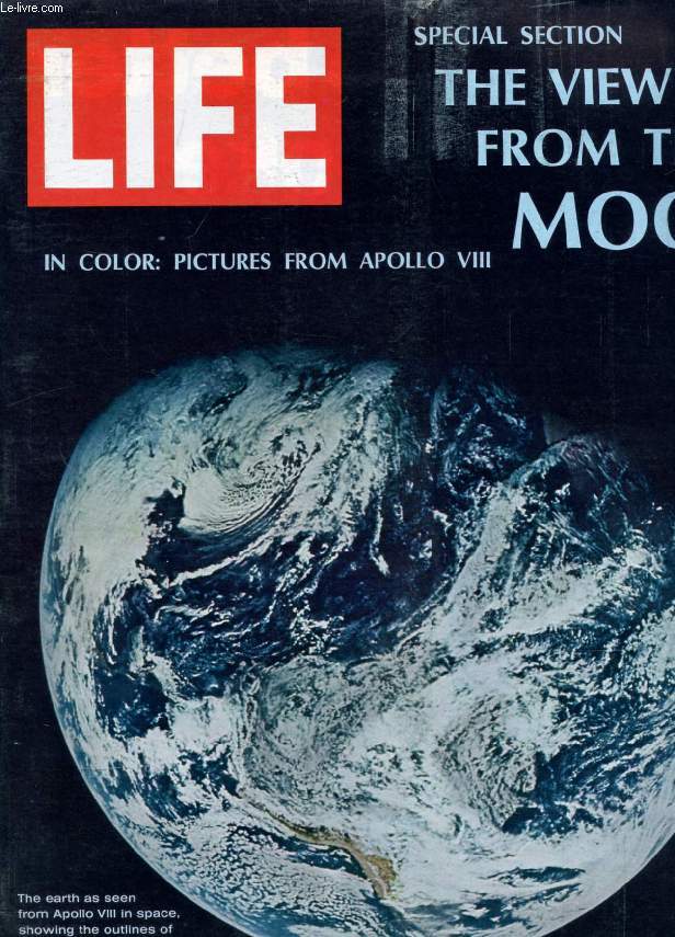 LIFE, VOL. 46, N 1, JAN. 1969 (Contents: Letters. The end of the bombing, Beatles and the Giro. Movie Review. Just a little film to frighten you silly: Robert Mulligan's The Stalking Moon, reviewed by Richard Schickel. Man on the Moon...)