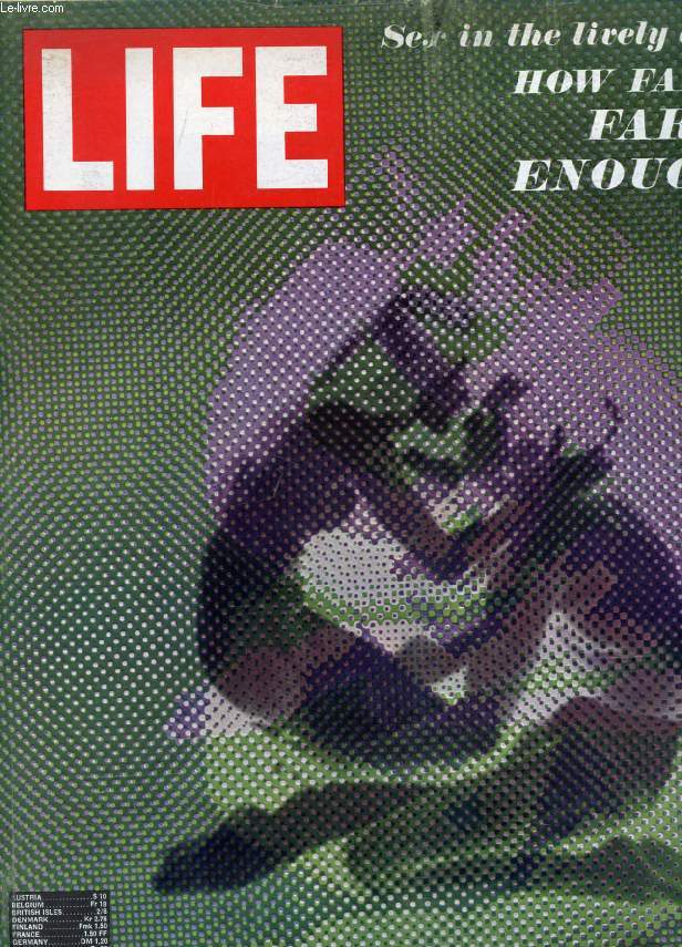 LIFE, VOL. 46, N 7, APRIL 1969 (Contents: The Presidency. A patriot in the basement. By Hugh Sidey. Movie Review. Stolen Kisses, directed by Francois Truffaut, reviewed by Richard Schickel. Sex, Shock and Sensuality. New forms, freedoms...)