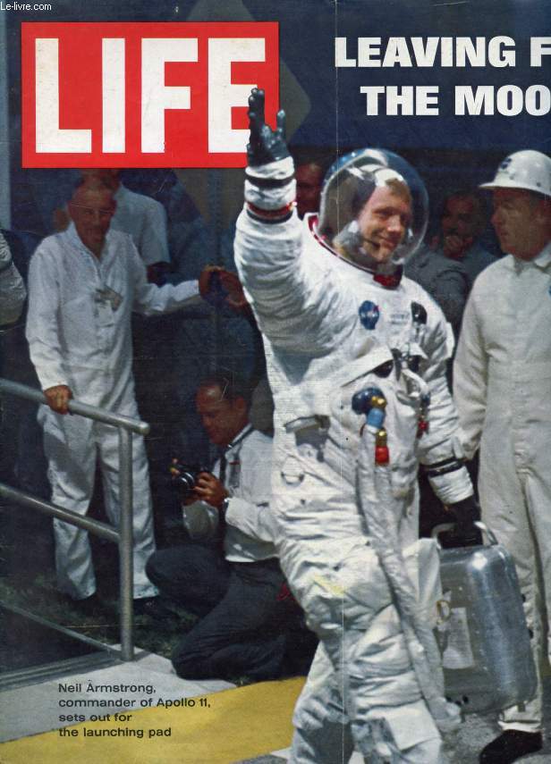 LIFE, VOL. 47, N 3, AUG. 4, 1969 (Contents: LEAVING FOR THE MOON. Apollo's Leap for the Moon. As hundreds of thousands gather to witness history at Cape Kennedy, Loudon Wainwright...)
