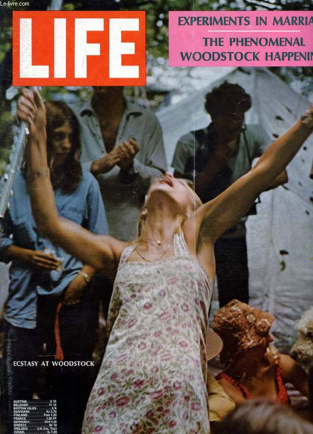 LIFE, VOL. 47, N 6, SEPT. 1969 (Contents: Lincoln Park 1969: Love and Music. Chicago one year later. By John Pekkanen. The Woodstock Rock Trip. Hundreds of thousands of kids descend on a Catskill farm for a music festival, and the result is the third...)