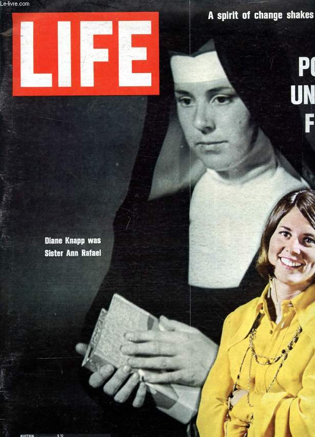 LIFE, VOL. 48, N 7, APRIL 1970 (Contents: Bombs Blast a Message of Hate. Political radicals turn to terrorism as a form of protest. A shocking interview with a real bomber. A Church Torn between Dogma and Dissent As the Pope clings to historic dogma...)