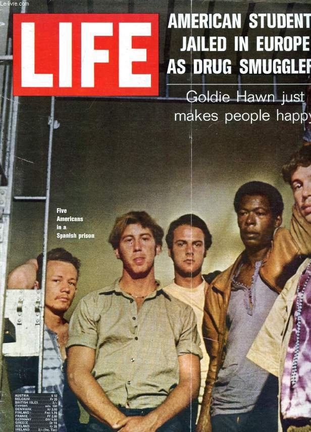 LIFE, VOL. 49, N 1, JULY 1970 (Contents: Open Season on Drug Smugglers. Young Americans who try to bring home the hashish land in foreign jails by the hundreds. By Rudolph Chelminski. Photographed by Pierre Boulat. Getting busted in Russia means...)