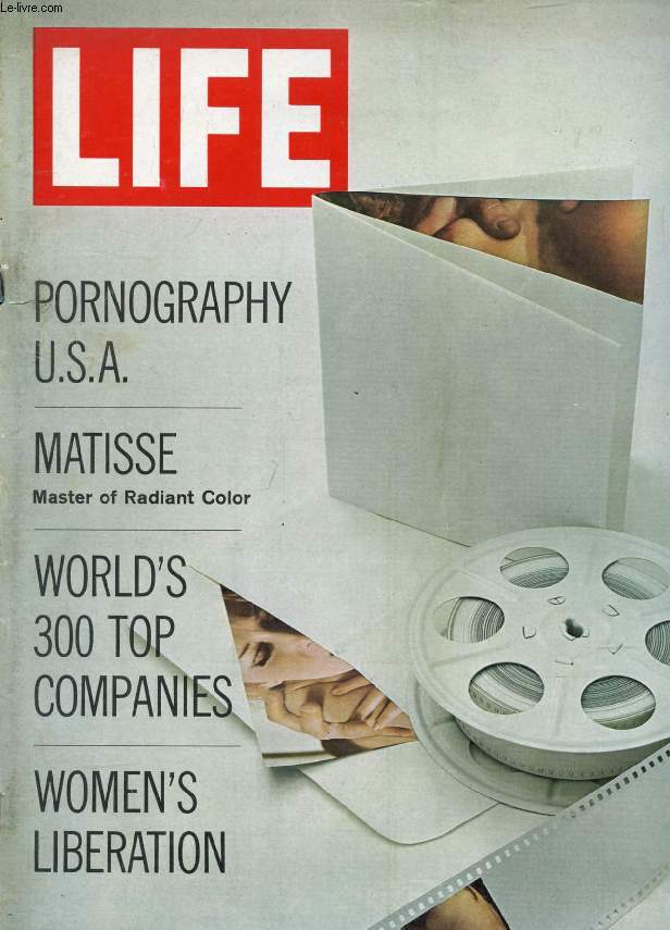 LIFE, VOL. 49, N 6, SEPT. 1970 (Contents: Women Arise. Pronography: Gross National Product. Matisse. Record-Breaking China Doll. The World's Top 300 Companies. The Violent Way, Robert Ardrey...)